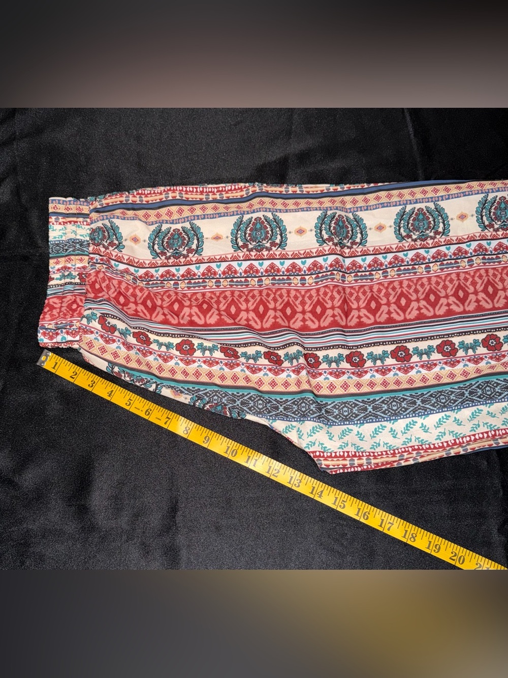 Three Bird Nest Staycation Wide Leg Drawstring Boho Pants Red Clay XL NWT - Picture 12 of 13